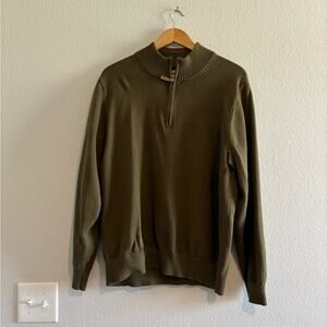 Duluth Trading Co Quarter Zip Sweater Men’s size Large